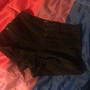 Black mid rise jeans